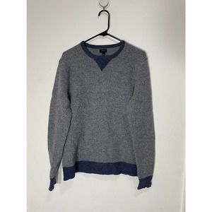 J.Crew mens blue wool sweater M